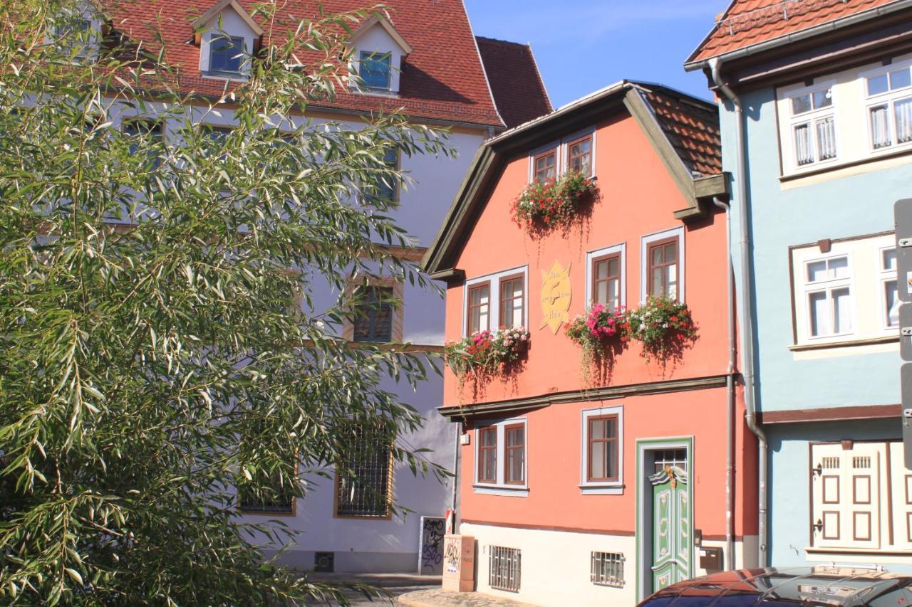 Haus Zum Kleinen Helm Appartement Erfurt Buitenkant foto