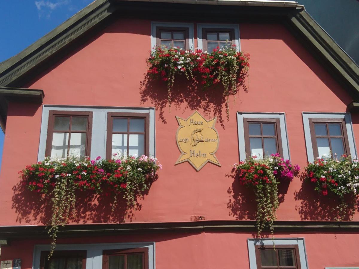 Haus Zum Kleinen Helm Appartement Erfurt Buitenkant foto