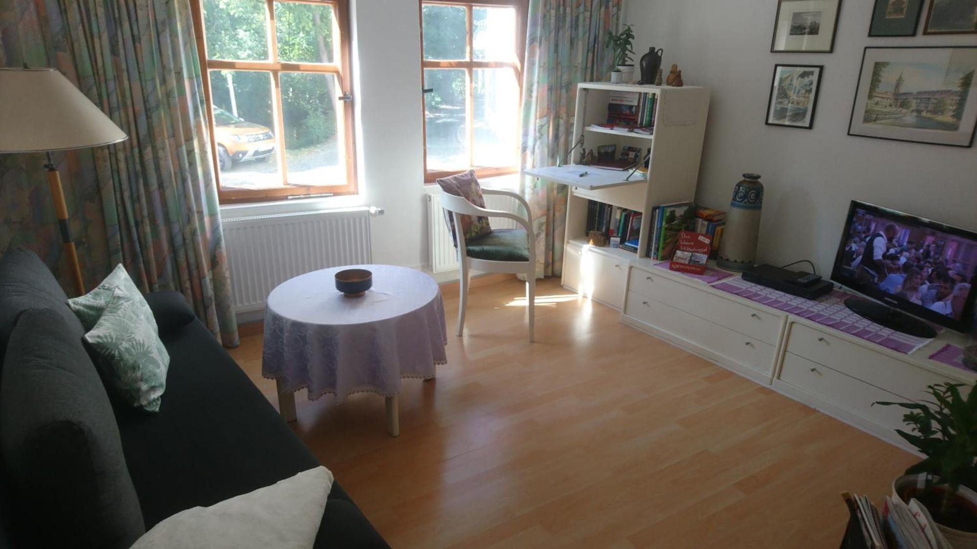 Haus Zum Kleinen Helm Appartement Erfurt Buitenkant foto