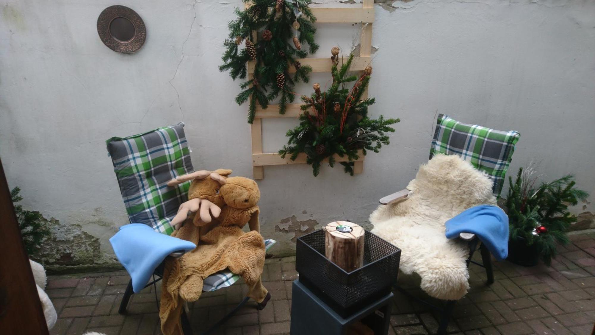 Haus Zum Kleinen Helm Appartement Erfurt Buitenkant foto